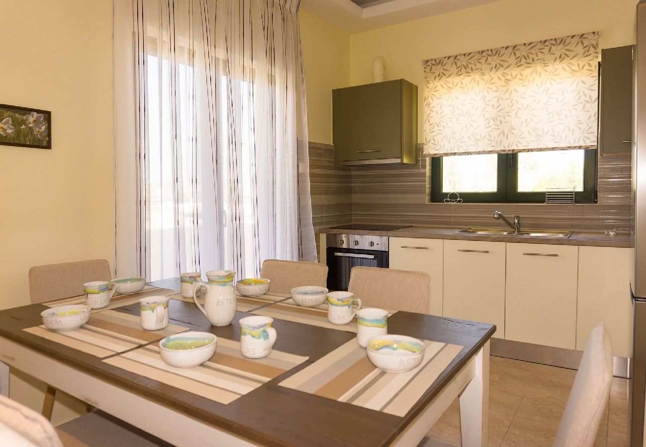 Villa in Asteri village - 10 bedroom complex, with private pool, BBQ & ping pong!! 