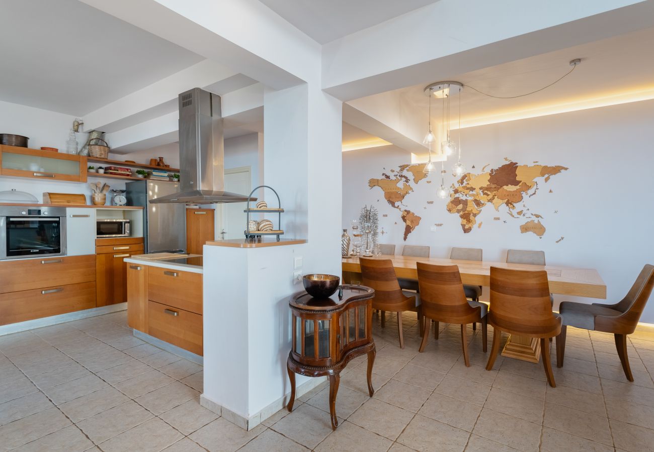 Villa in Tria Monastiria - Superb villa,with amazing seaviews ,10min to town! 