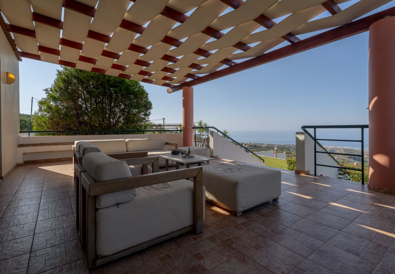 Villa in Tria Monastiria - Superb villa,with amazing seaviews ,10min to town! 