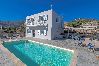 Villa in Agia Galini - Tranquil sea view villa with pool,2km from beach!