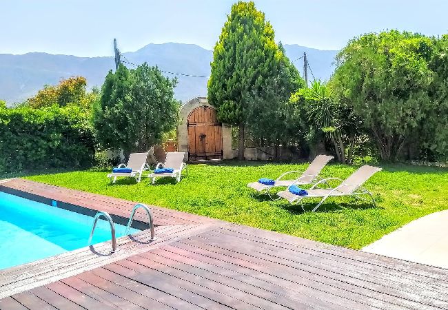 Villa in Rethymno - Beautiful 5bedroom villa big pool, close to beach!