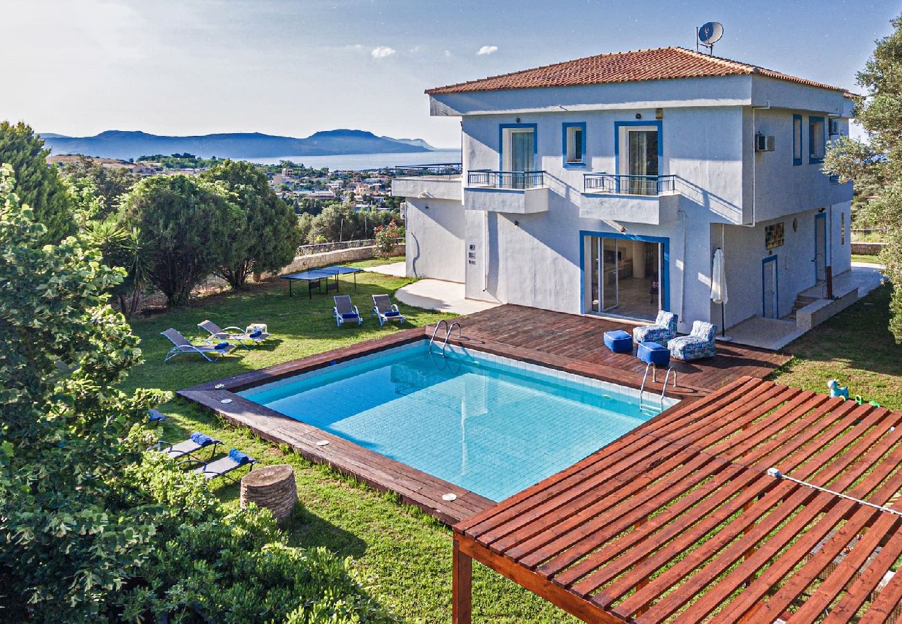 Villa in Rethymno - Beautiful 5bedroom villa big pool, close to beach!