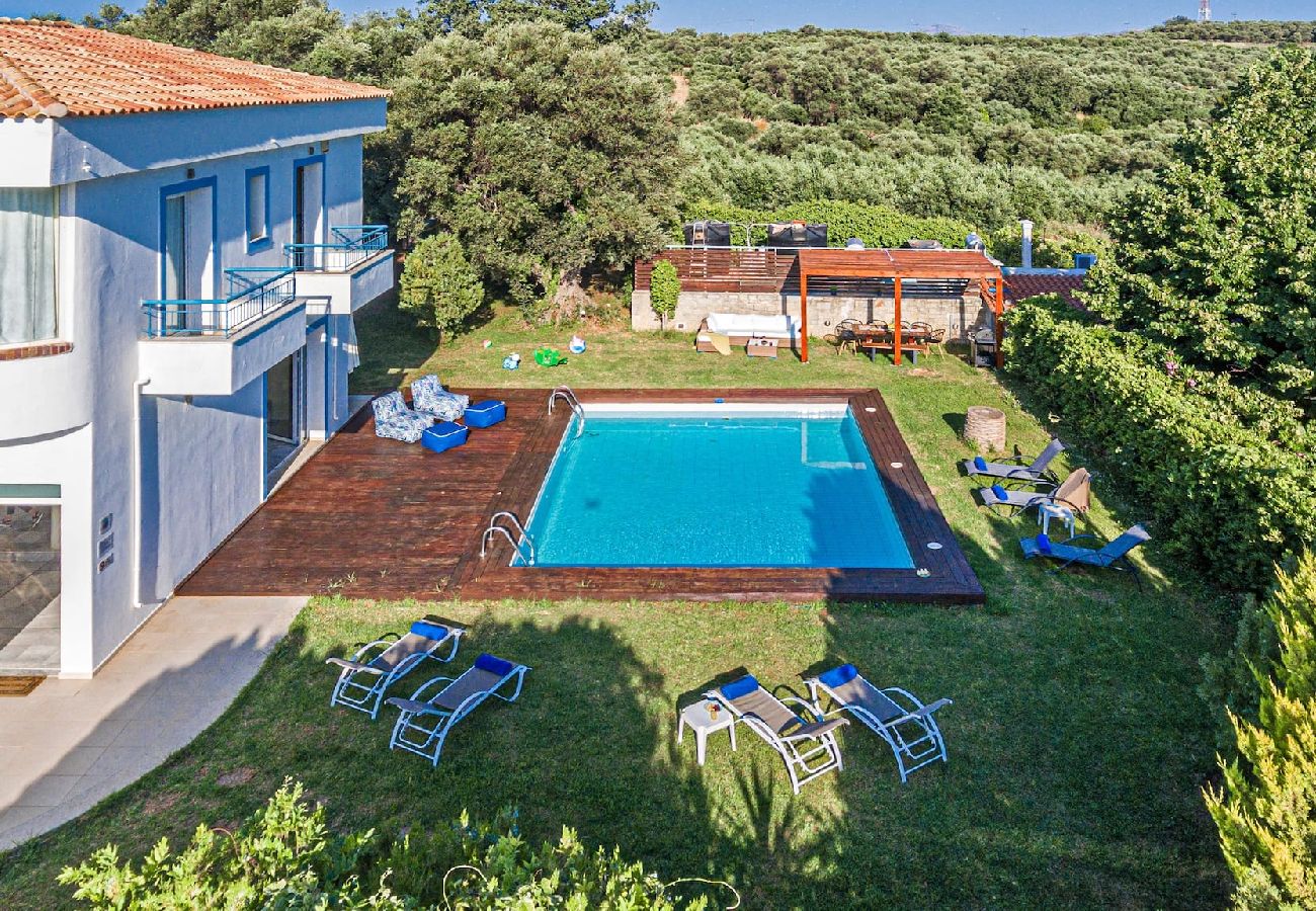 Villa in Rethymno - Beautiful 5bedroom villa big pool, close to beach!