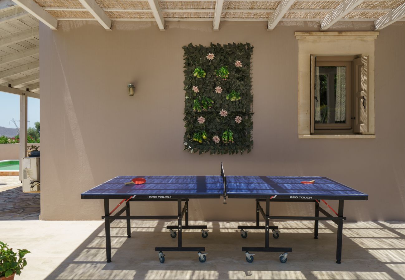 Villa in Prines - Private villa with unique panoramic sea views, pool, bbq, 3km to the beach!