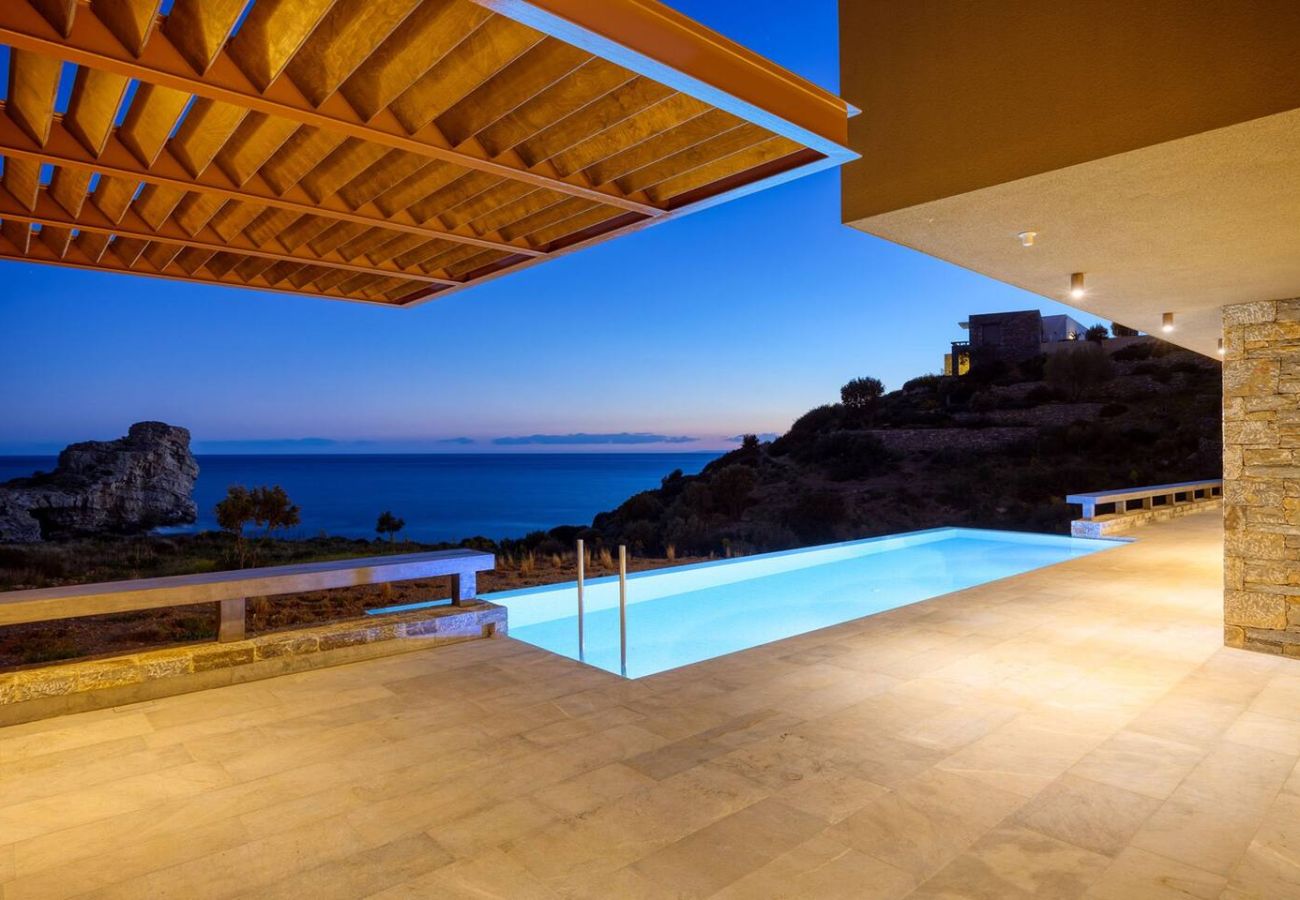 Villa in Rethymno - SeaCrete villa, heated pool, hamam and private beach!