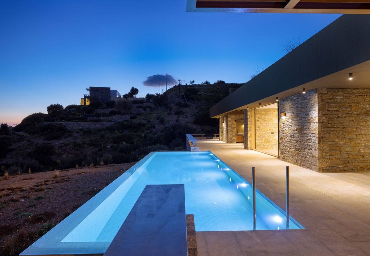 Villa in Rethymno - SeaCrete villa, heated pool, hamam and private beach!