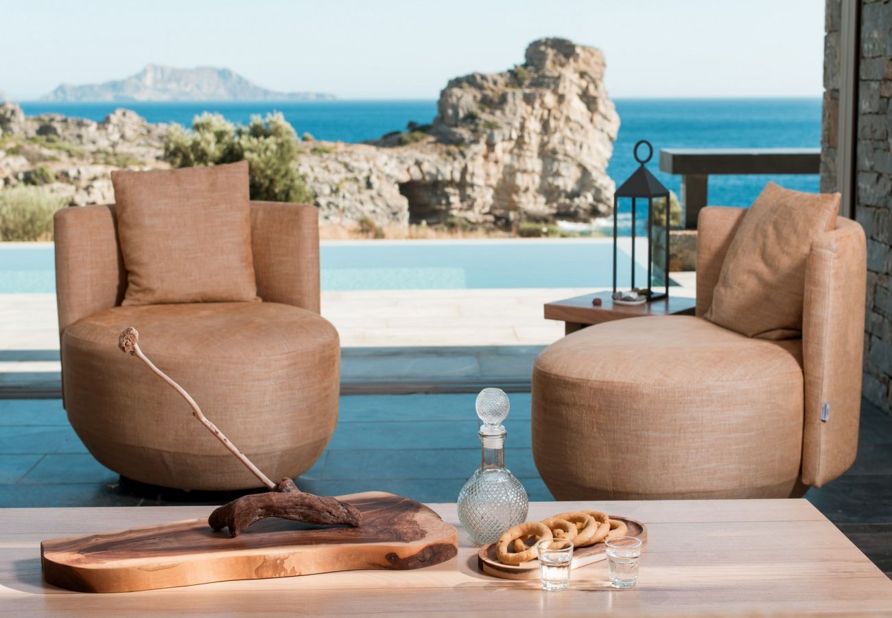 Villa in Rethymno - SeaCrete villa, heated pool, hamam and private beach!