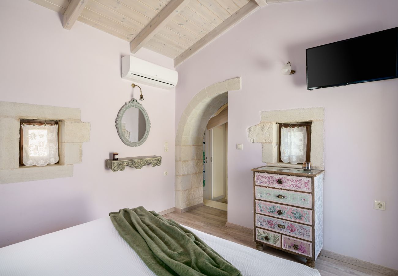 Villa in Asteri village - Stonebuilt Fortress with Pool & Sunset Seaviews