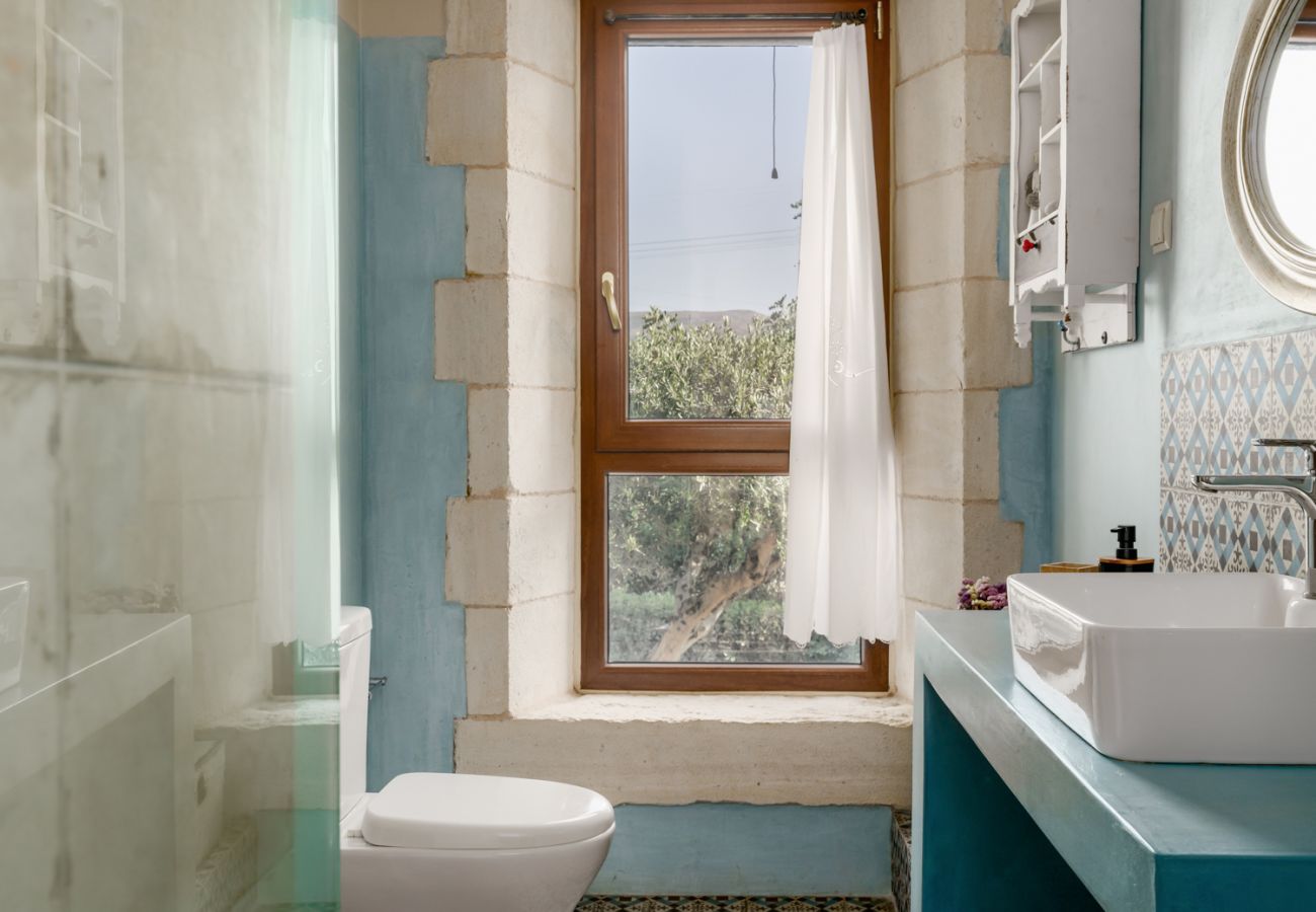 Villa in Asteri village - Stonebuilt Fortress with Pool & Sunset Seaviews