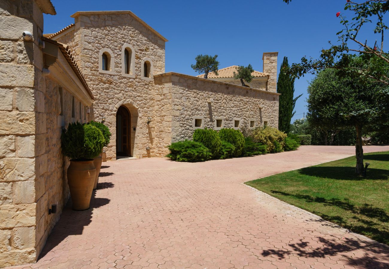 Villa in Asteri village - Stonebuilt Fortress with Pool & Sunset Seaviews