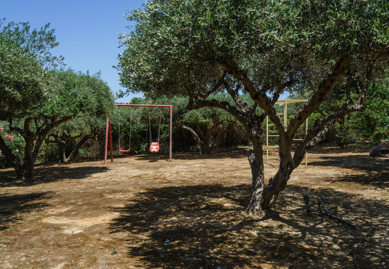 Villa in Asteri village - Stonebuilt Fortress with Pool & Sunset Seaviews