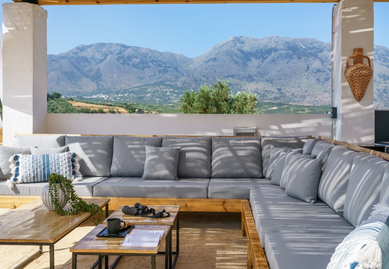 Villa in Dramia - Yammas Stone Villa | Private Pool, 5BR, Boho Style