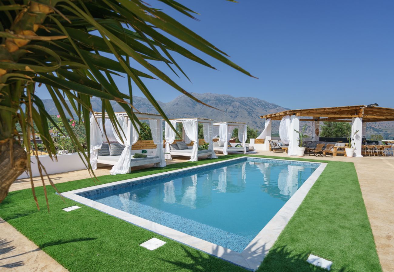 Villa in Dramia - Yammas Stone Villa | Private Pool, 5BR, Boho Style
