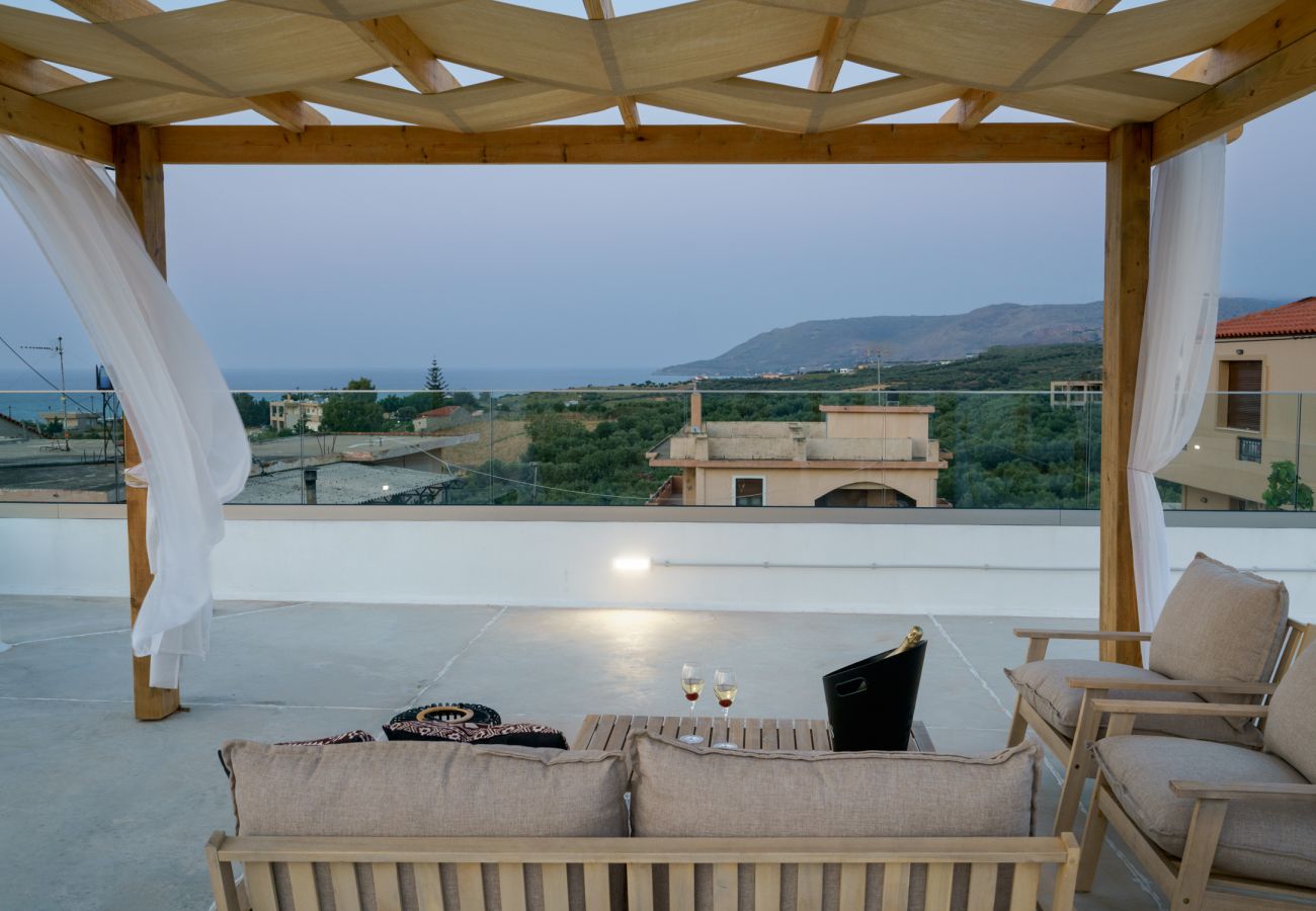 Villa in Dramia - Yammas Stone Villa | Private Pool, 5BR, Boho Style