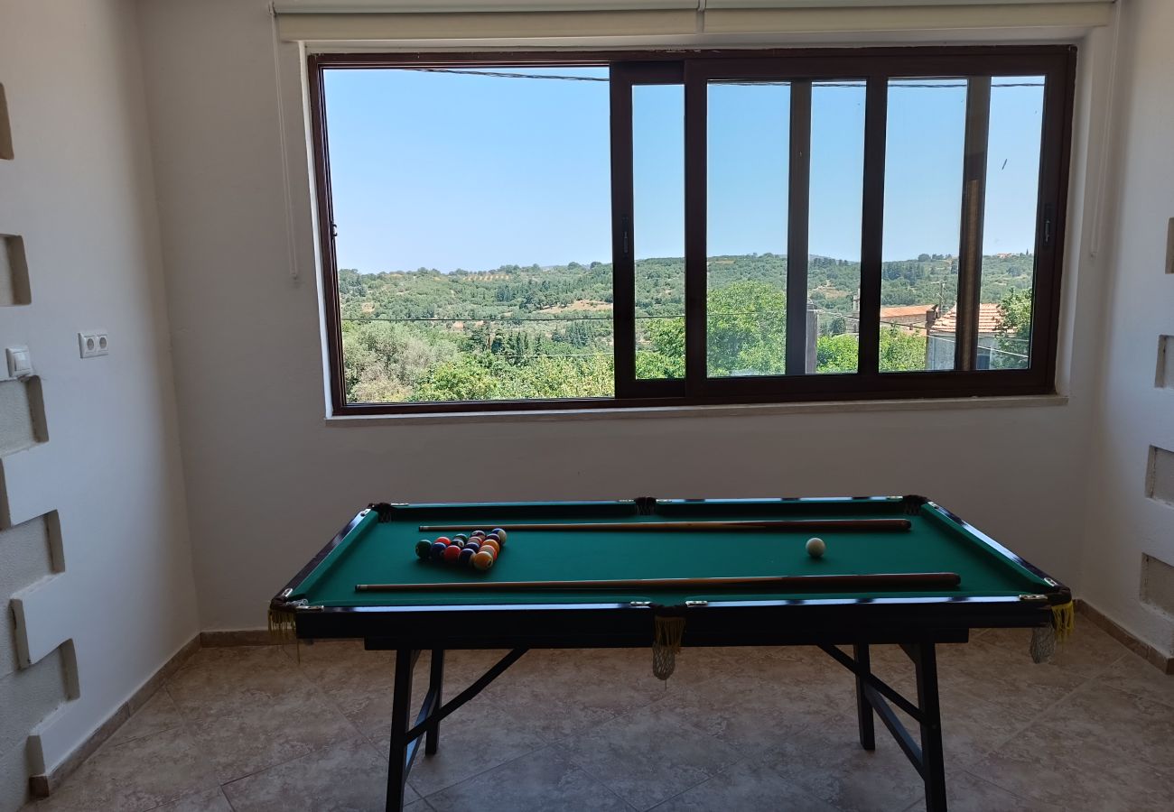 Villa in Kato Poros - Villa Angelo | Bohemian Stone Escape with Pool near Rethymno