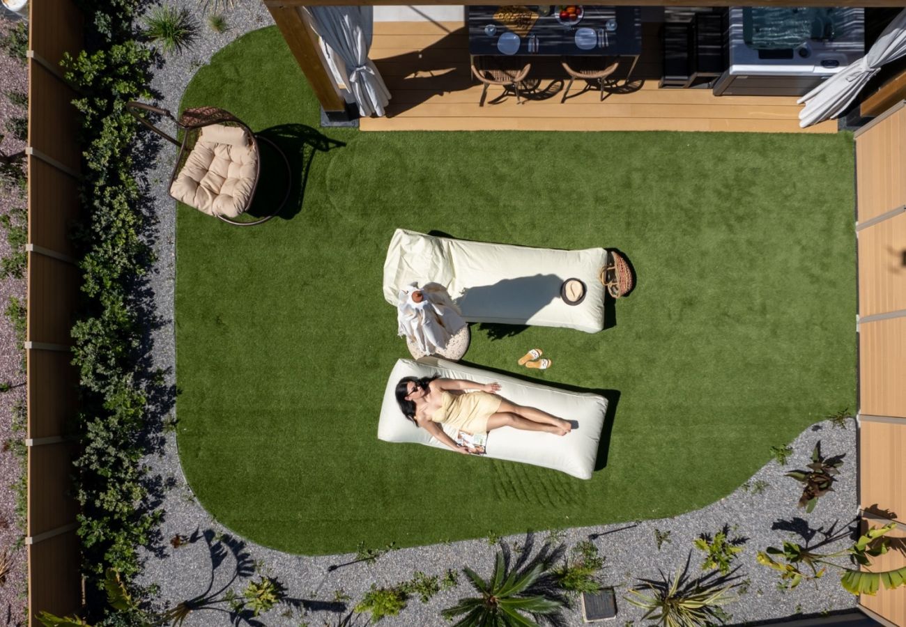 Apartment in Rethymno Town - Solaya II – 1-Bedroom Contemporary Coastal Suite with Outdoor Hot Tub