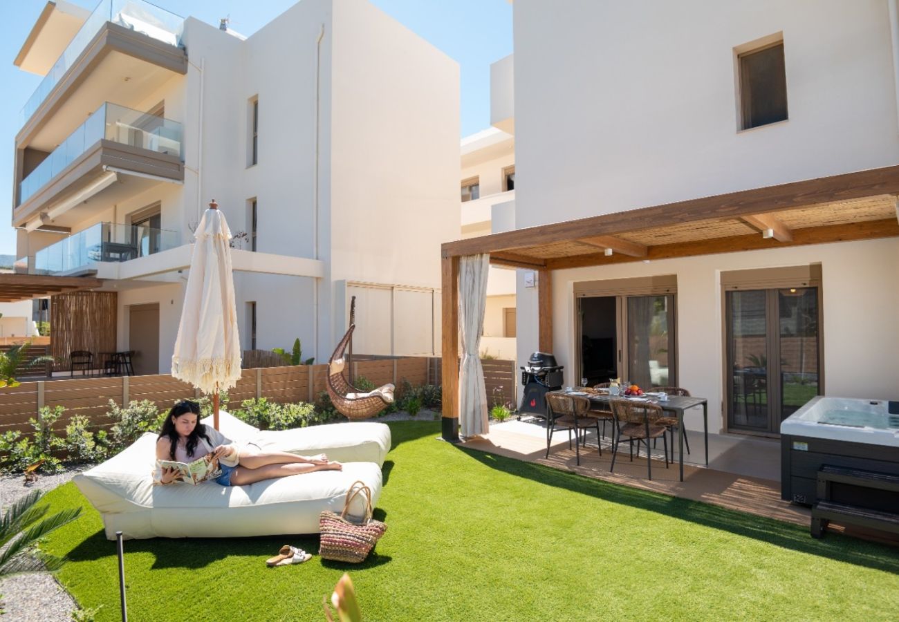 Apartment in Rethymno Town - Solaya II – 1-Bedroom Contemporary Coastal Suite with Outdoor Hot Tub