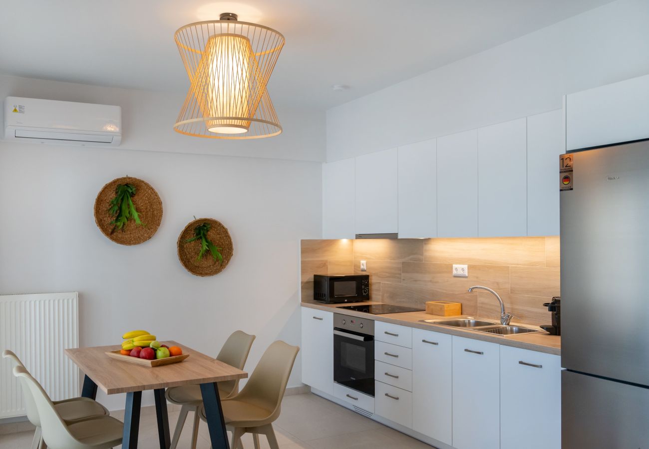 Apartment in Rethymno Town - 1-Bedroom Beachfront Urban Retreat with Outdoor Hot Tub