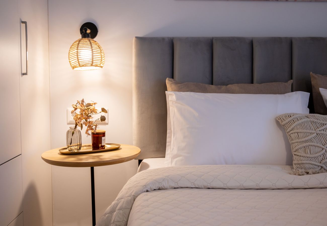 Apartment in Rethymno Town - 1-Bedroom Beachfront Urban Retreat with Outdoor Hot Tub