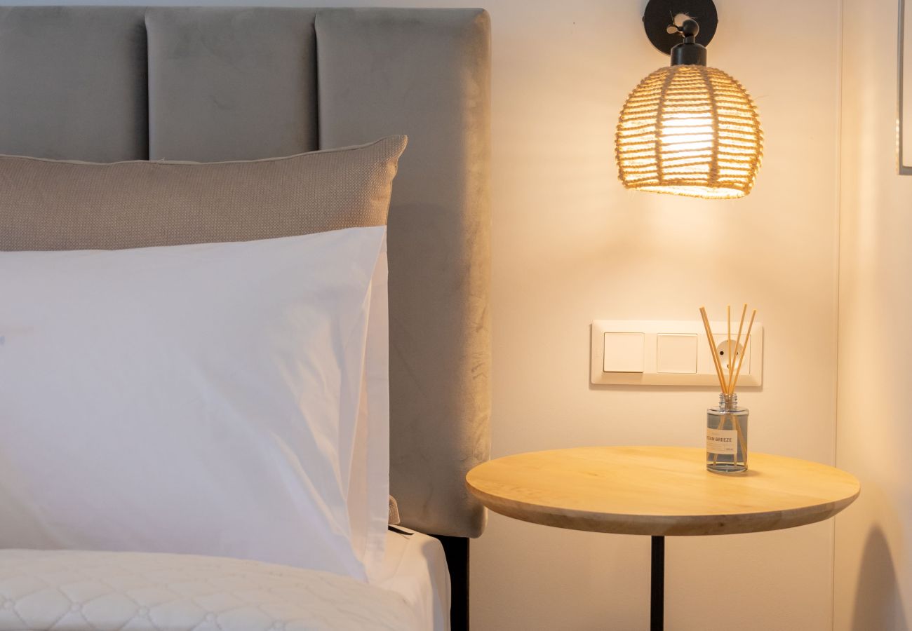 Apartment in Rethymno Town - 1-Bedroom Beachfront Urban Retreat with Outdoor Hot Tub