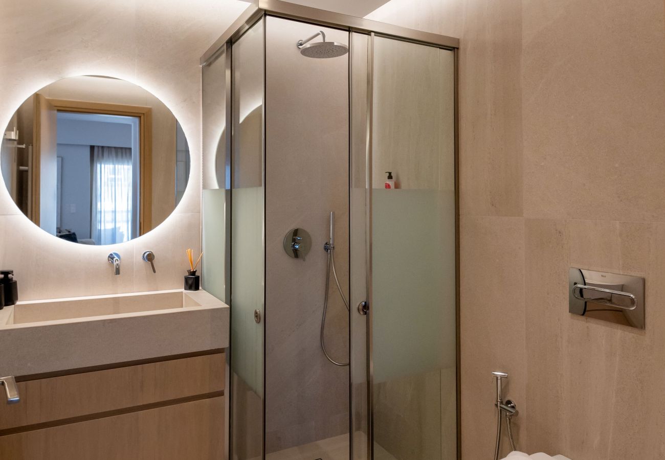 Apartment in Rethymno Town - 1-Bedroom Beachfront Urban Retreat with Outdoor Hot Tub