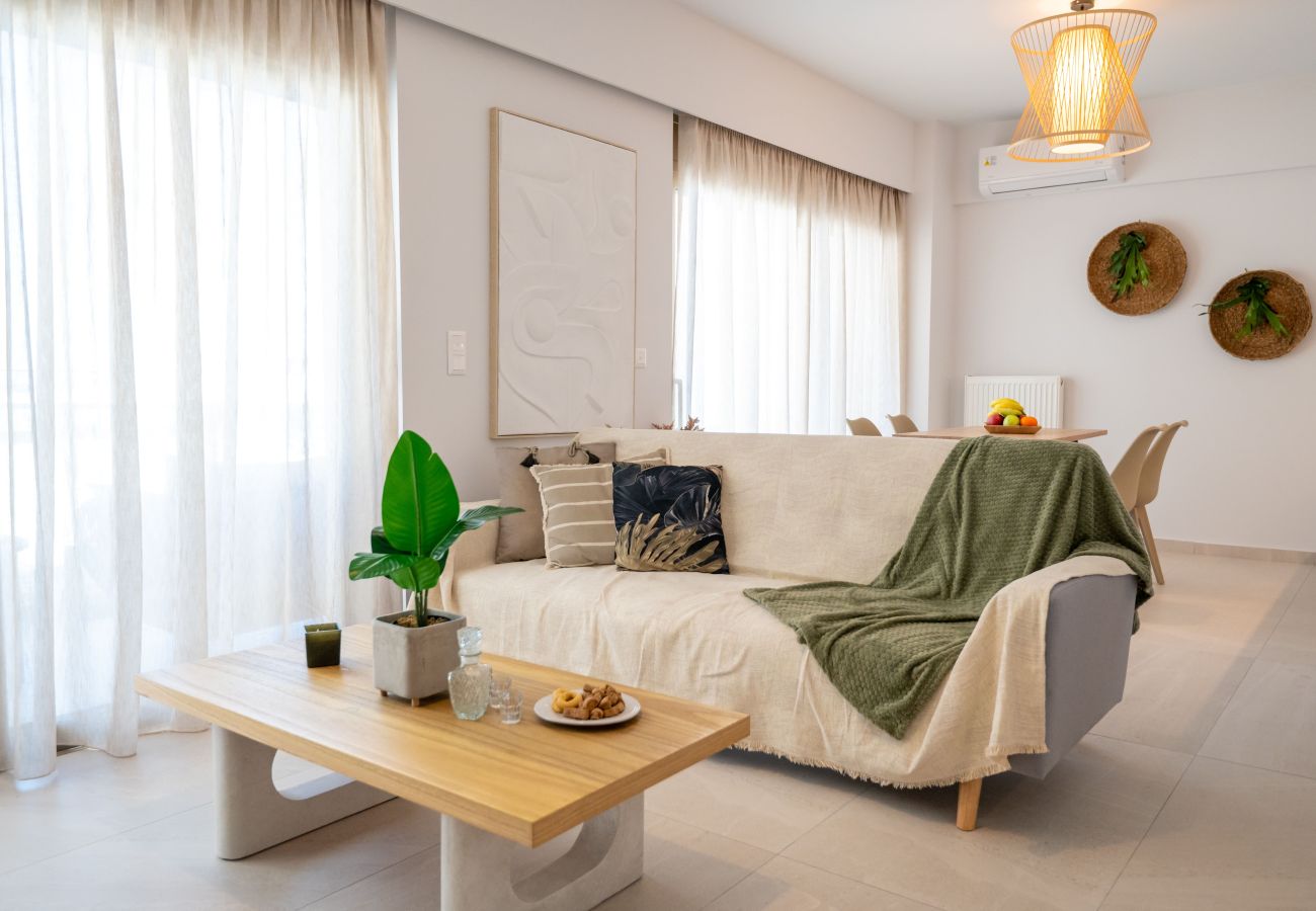 Apartment in Rethymno Town - 1-Bedroom Beachfront Urban Retreat with Outdoor Hot Tub